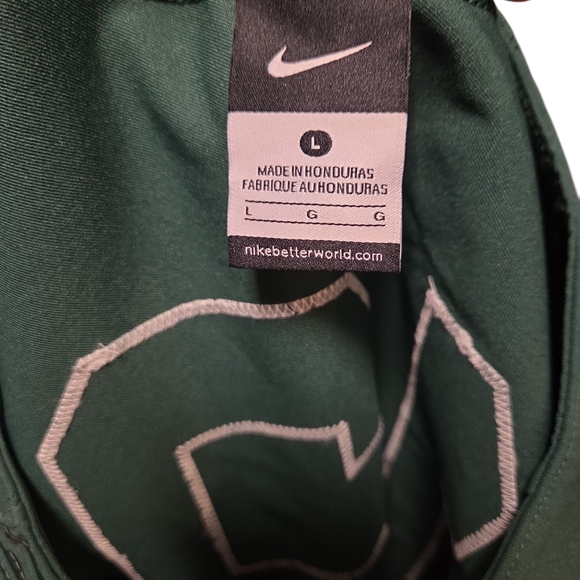 Nike NWOT Dark Green and White Football Jersey - Picture 5 of 5